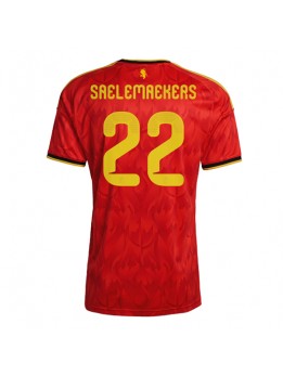 Muži Futbalové oblečenie Belgicko Alexis Saelemaekers #22 MS 2026 Krátky Rukáv - Domáci